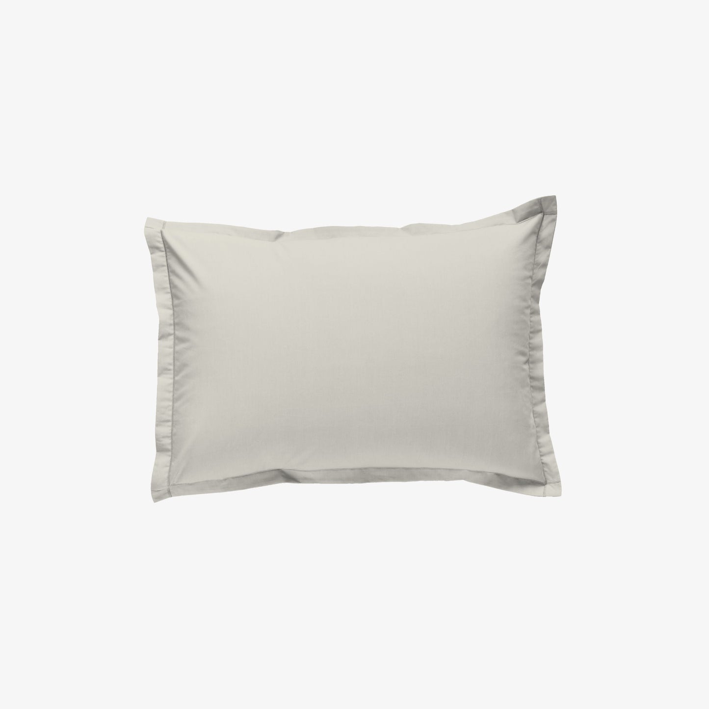 Taie d'oreiller satin 120 fils ivoire