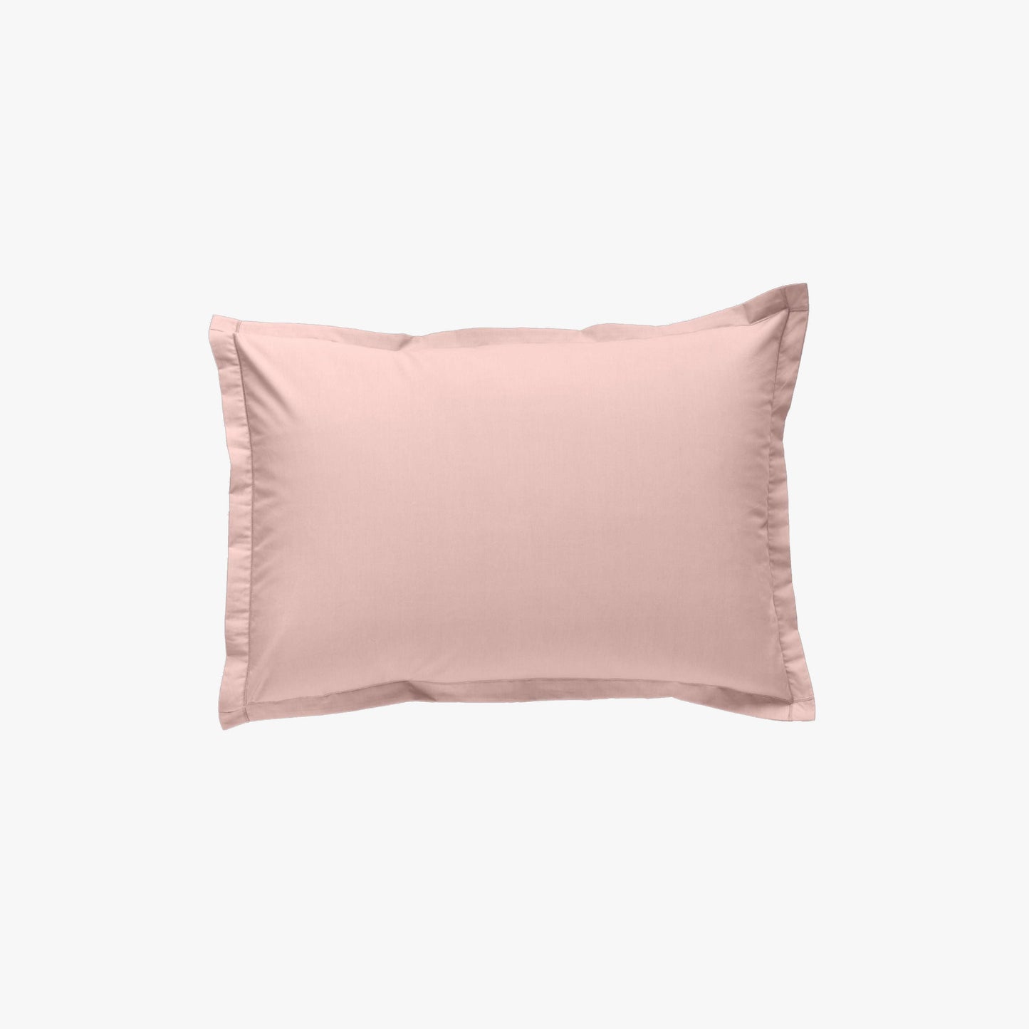 Taie d'oreiller percale 80 fils rose
