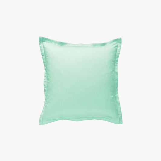 Taie d'oreiller percale 80 fils vert d'eau