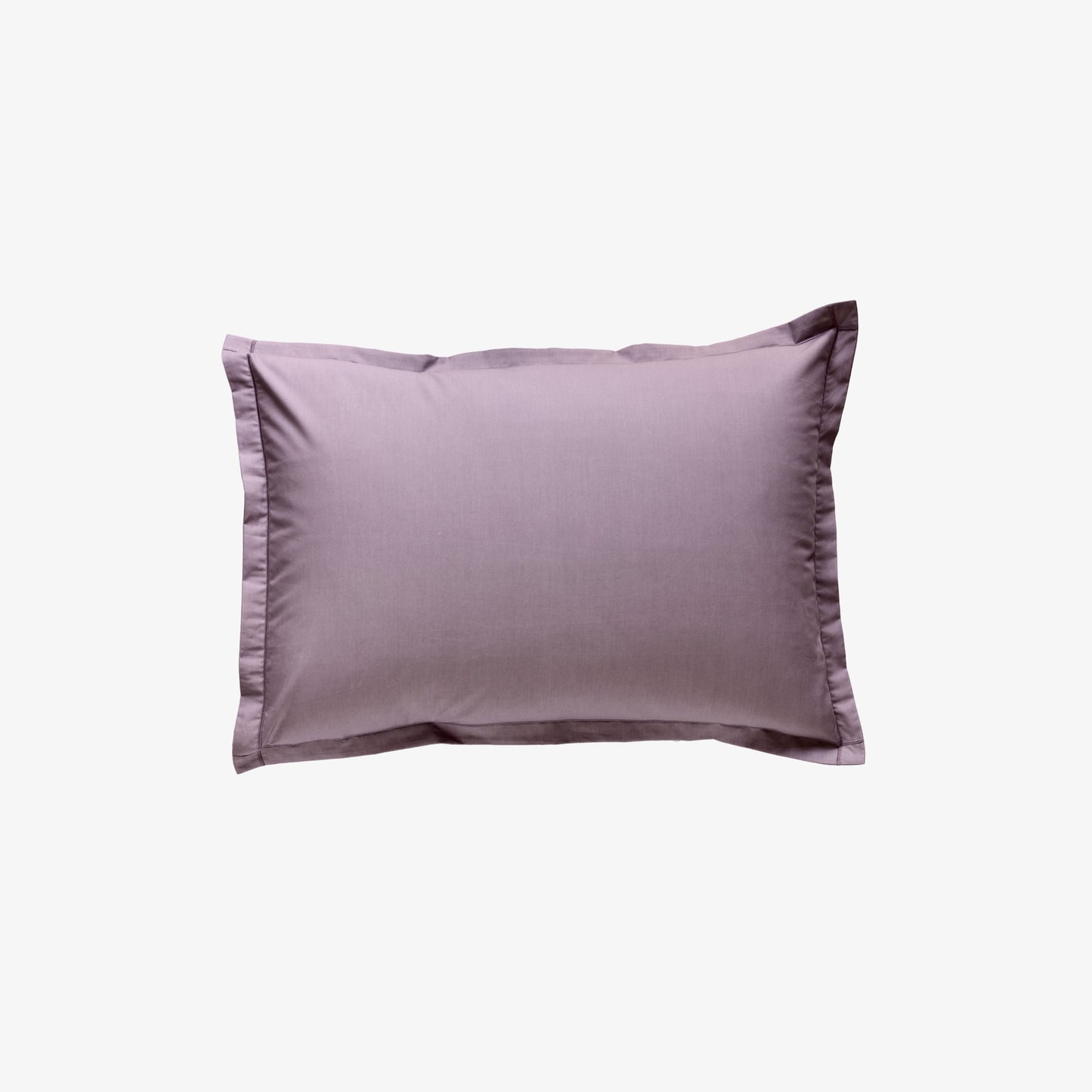 Taie d'oreiller satin 120 fils violet ice