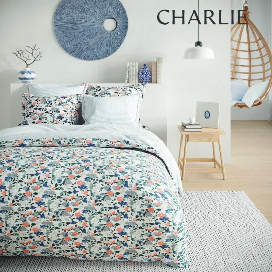 PARURE HOUSSE DE COUETTE CHARLIE Blanc