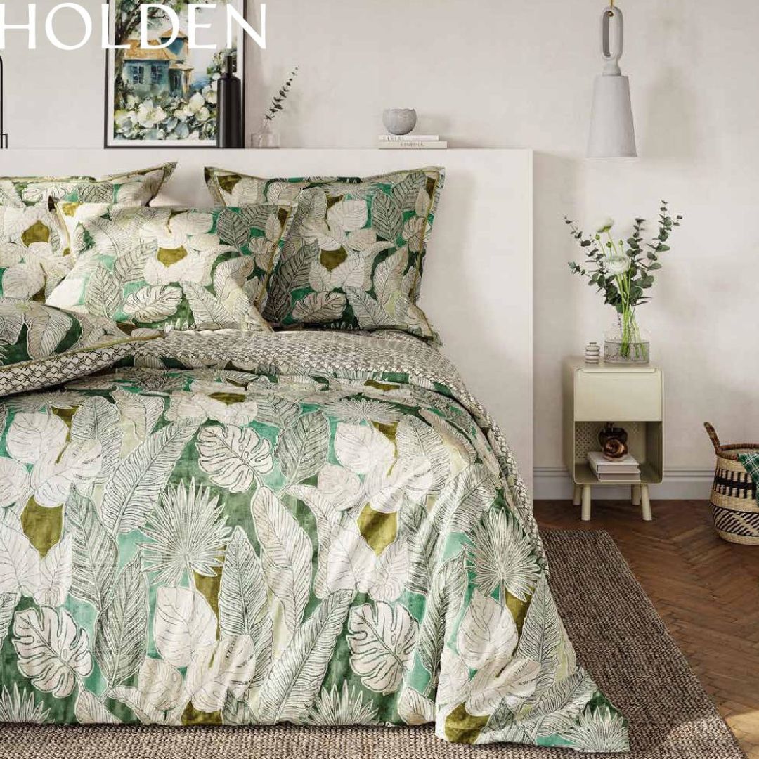 PARURE HOUSSE DE COUETTE HOLDEN Blanc