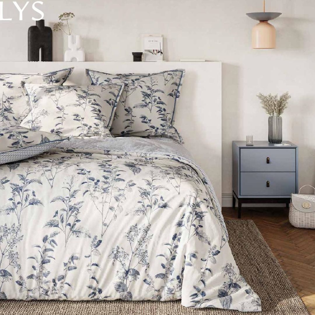 PARURE HOUSSE DE COUETTE LYS Blanc