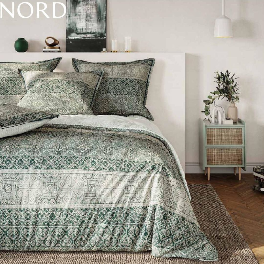 PARURE HOUSSE DE COUETTE NORD Vert