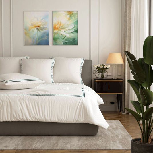 PARURE HOUSSE DE COUETTE YSA LAGON