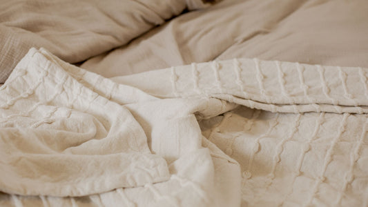 Différentes matières de linge de lit