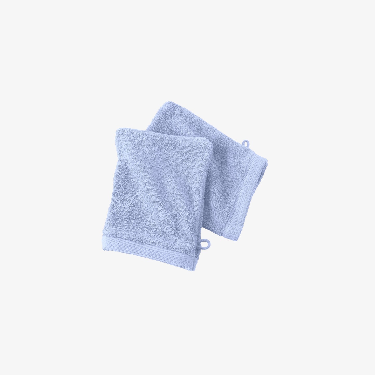 Lot de 2 gants de toilette 16×21 cm – 600 g/m² en 100 % coton