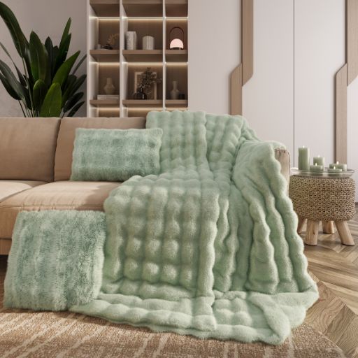 Decoratieve plaid en kussen