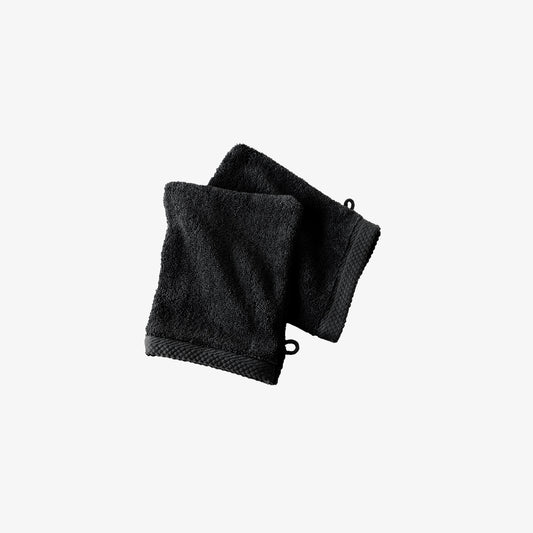 Lot de 2 gants de toilette 16×21 cm – 600 g/m² en 100 % coton