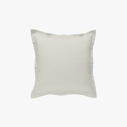 Taie d'oreiller percale 80 fils ivoire