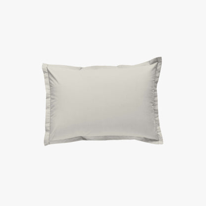 Taie d'oreiller percale 80 fils ivoire