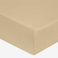 DESTOCKAGE | Drap plat 180x290 moka satin 120 fils