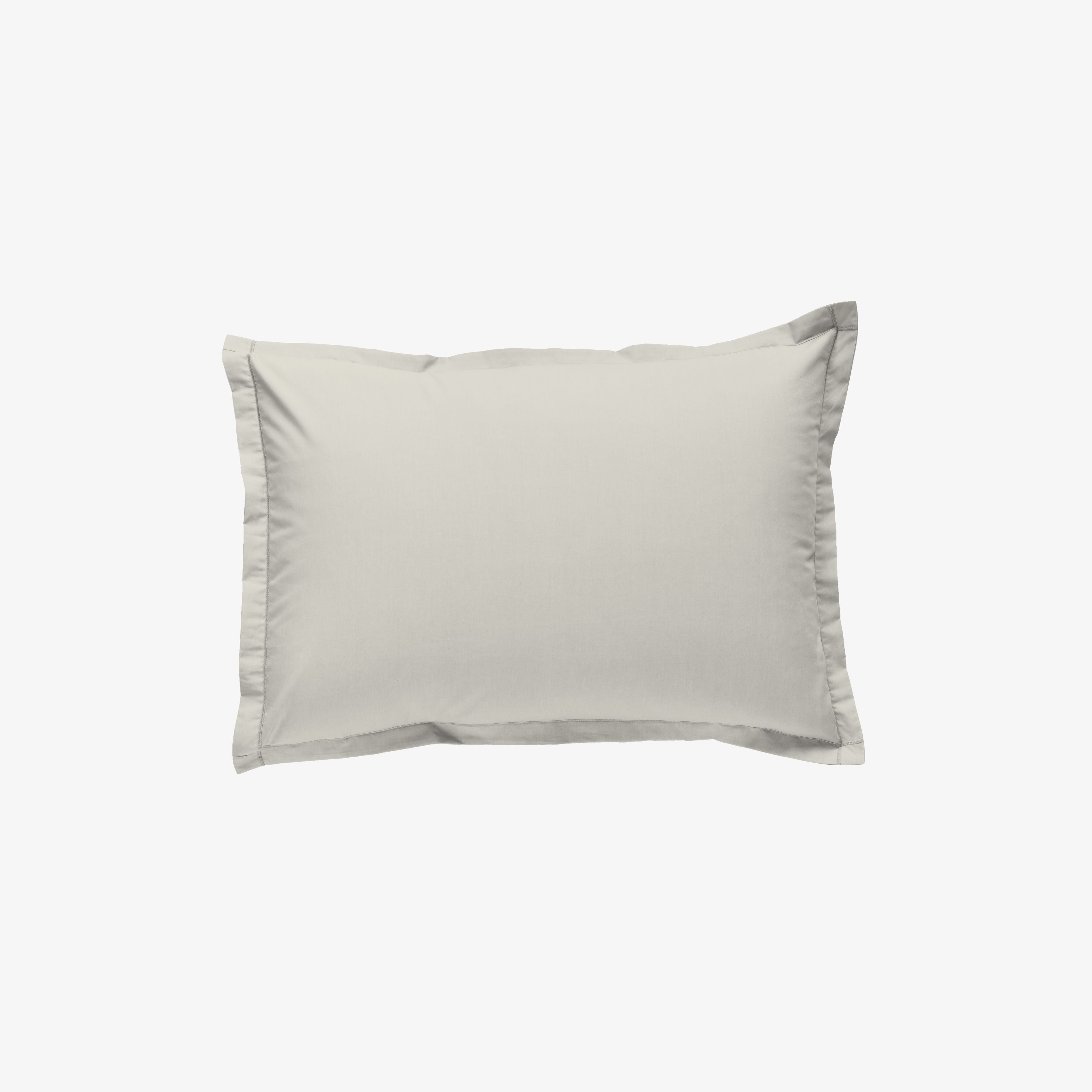 Taie d'oreiller satin 120 fils ivoire
