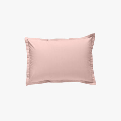 Taie d'oreiller percale 80 fils rose