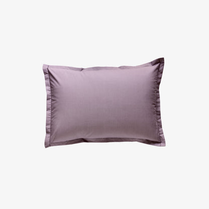Taie d'oreiller satin 120 fils violet ice