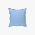 Percale kussensloop met 80 draden per inch in hemelsblauw