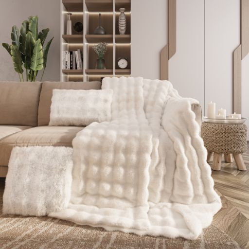 Decoratieve plaid en kussen