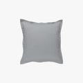 Taie d'oreiller satin 120 fils gris perle