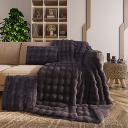 Decoratieve plaid en kussen