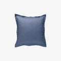 Kissenbezug aus Denimblauem Satin, 120 Fäden pro Zoll