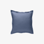 Kissenbezug aus Denimblauem Satin, 120 Fäden pro Zoll