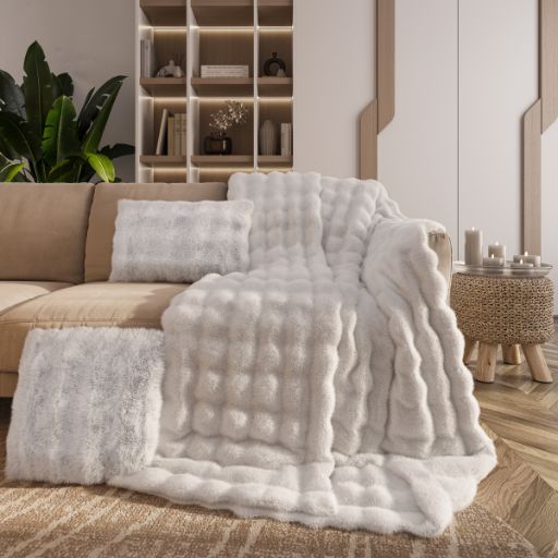 Decoratieve plaid en kussen