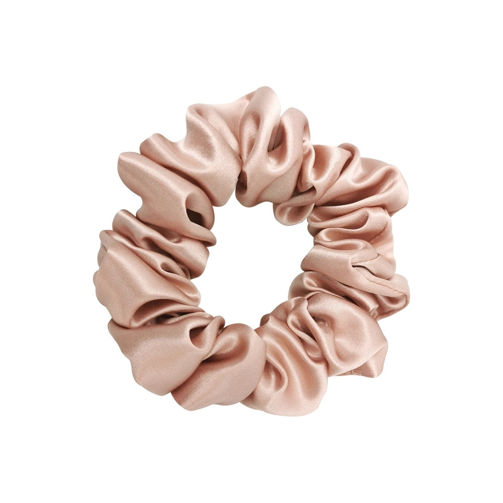 Chouchou soie rose