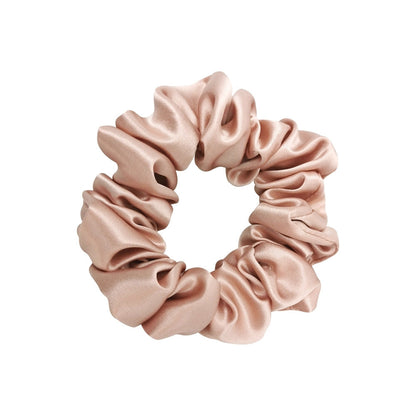 Chouchou soie rose