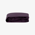 Percale hoeslaken met 80 draden per inch, 40 g/m², aubergine