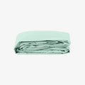 Drap housse percale 80 fils bonnet 40 vert d'eau