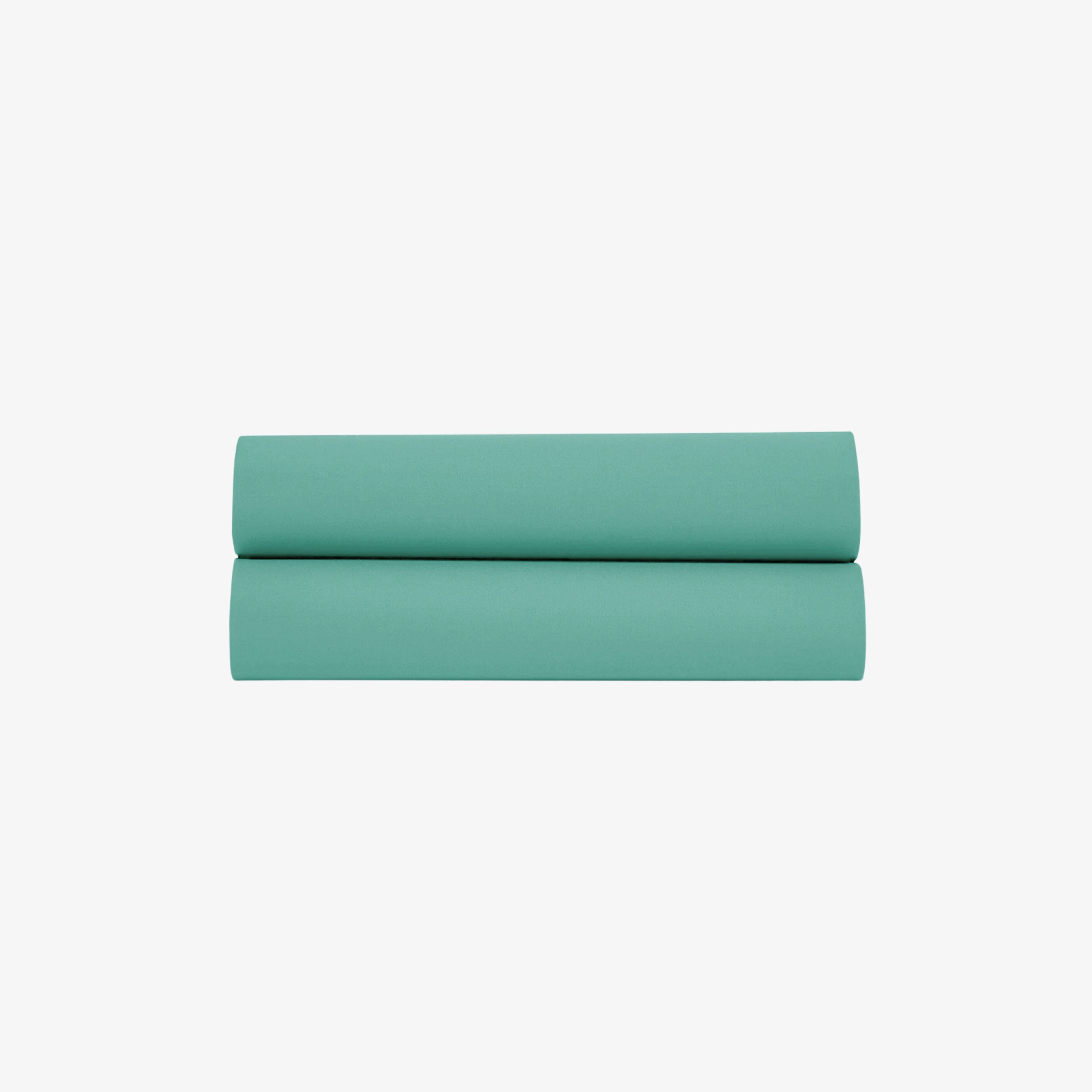 Celadon Satin-Spannbettlaken mit 120 Fäden pro Quadratzoll