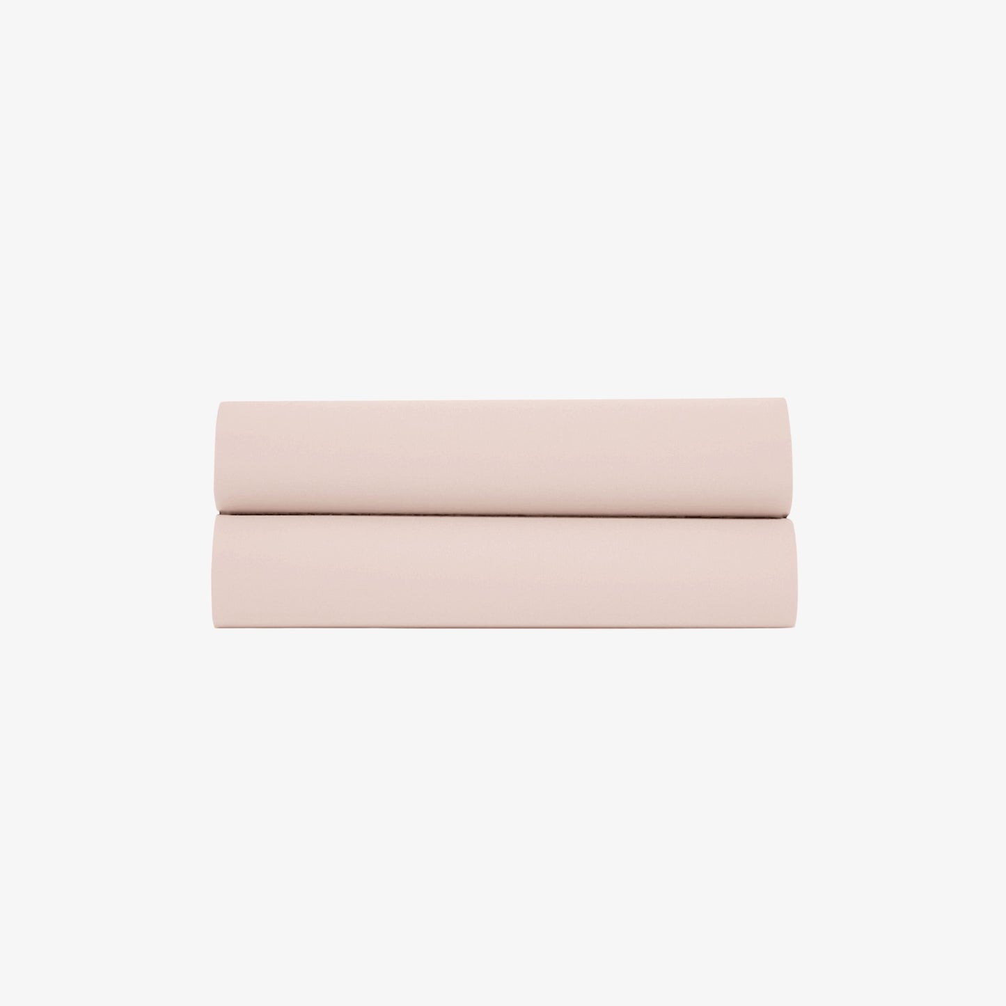 Drap Plat Percale de Coton 80 fils rose poudré