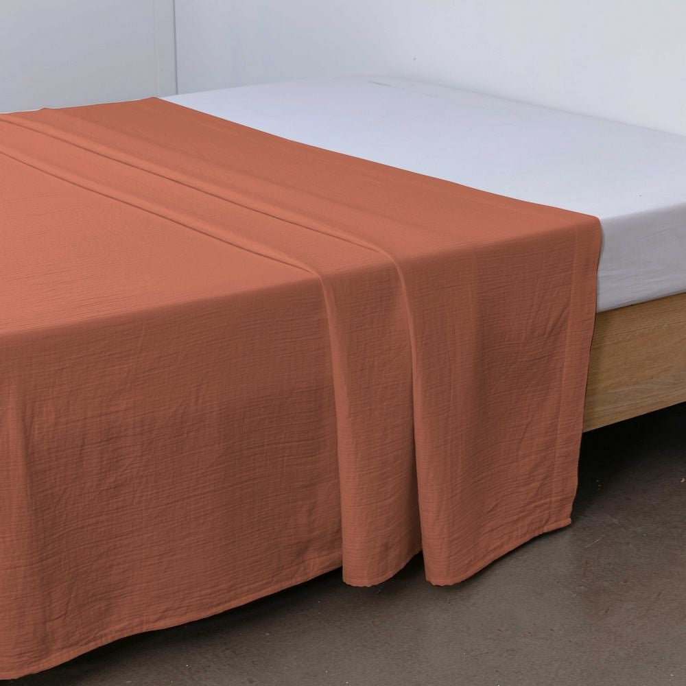 Drap Plat Gaze de Coton - 270x300 cm