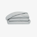 Housse de couette percale de Coton 80 fils gris perle