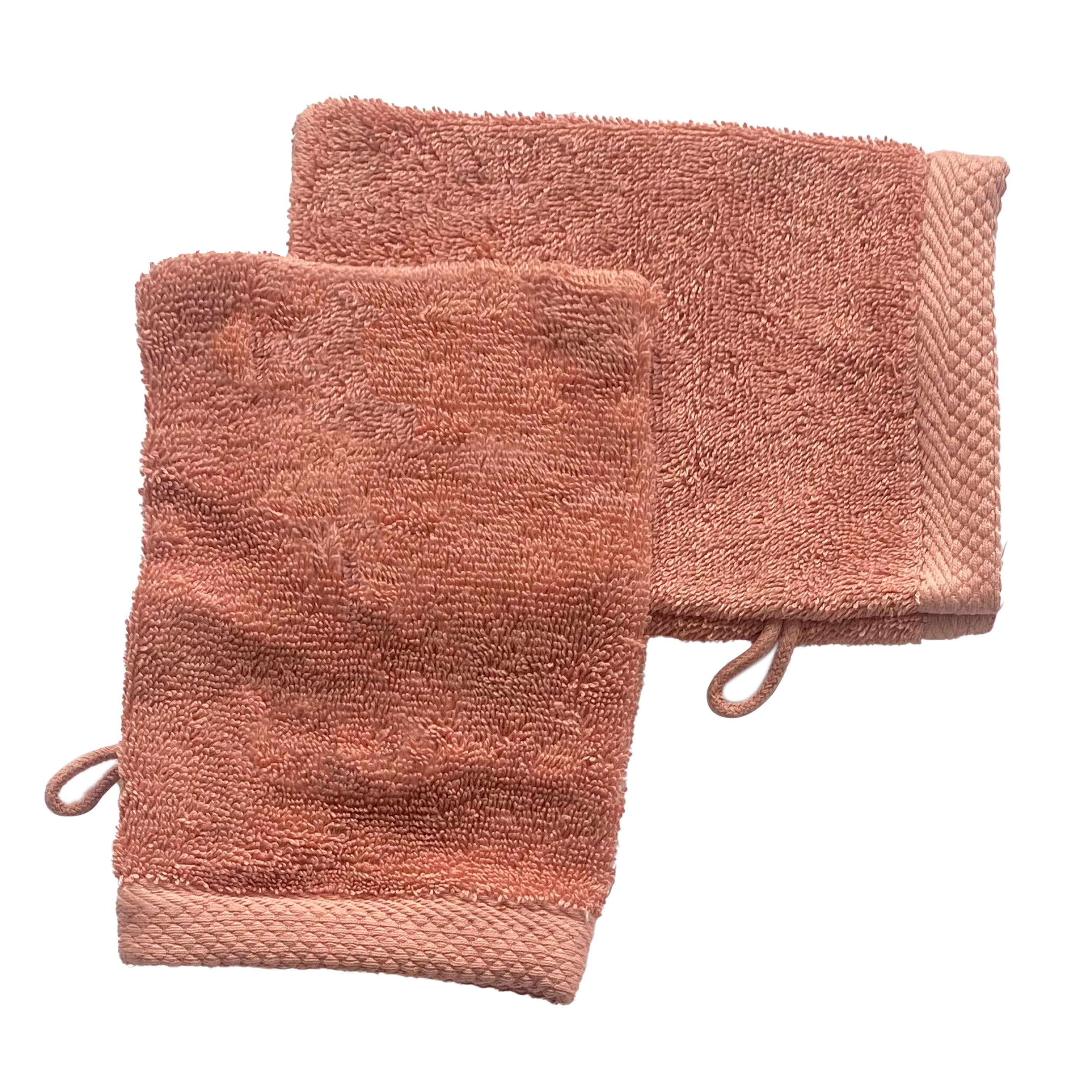 Set de 2 Gants de Toilette 16x21
