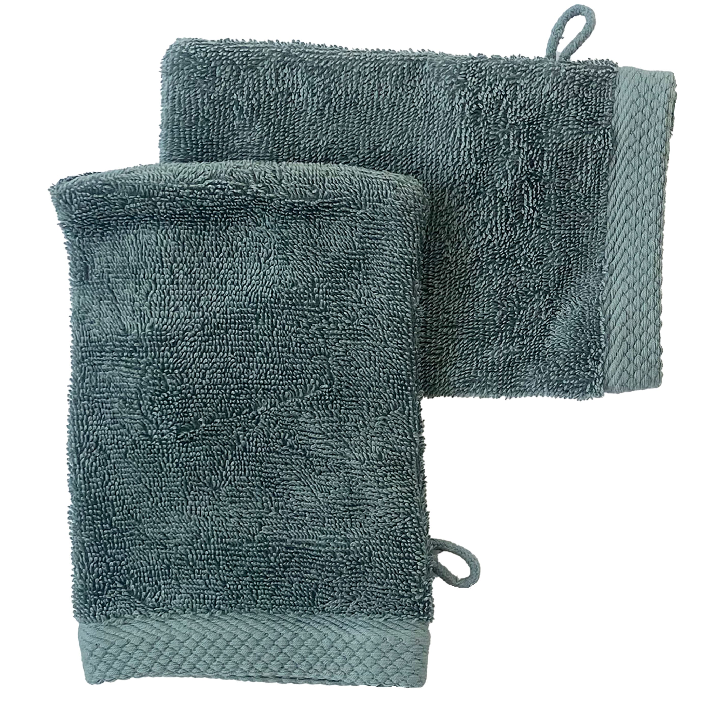 Set de 2 Gants de Toilette 16x21