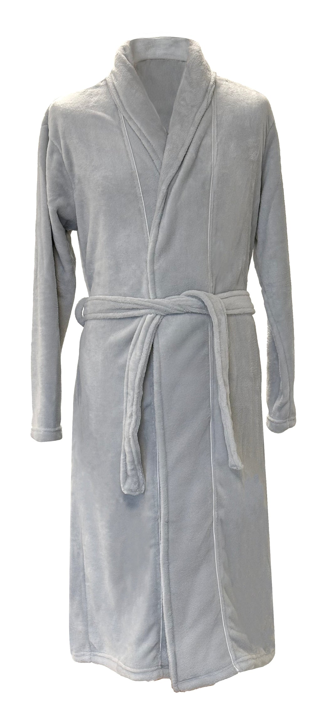 Robe de chambre avec passepoil