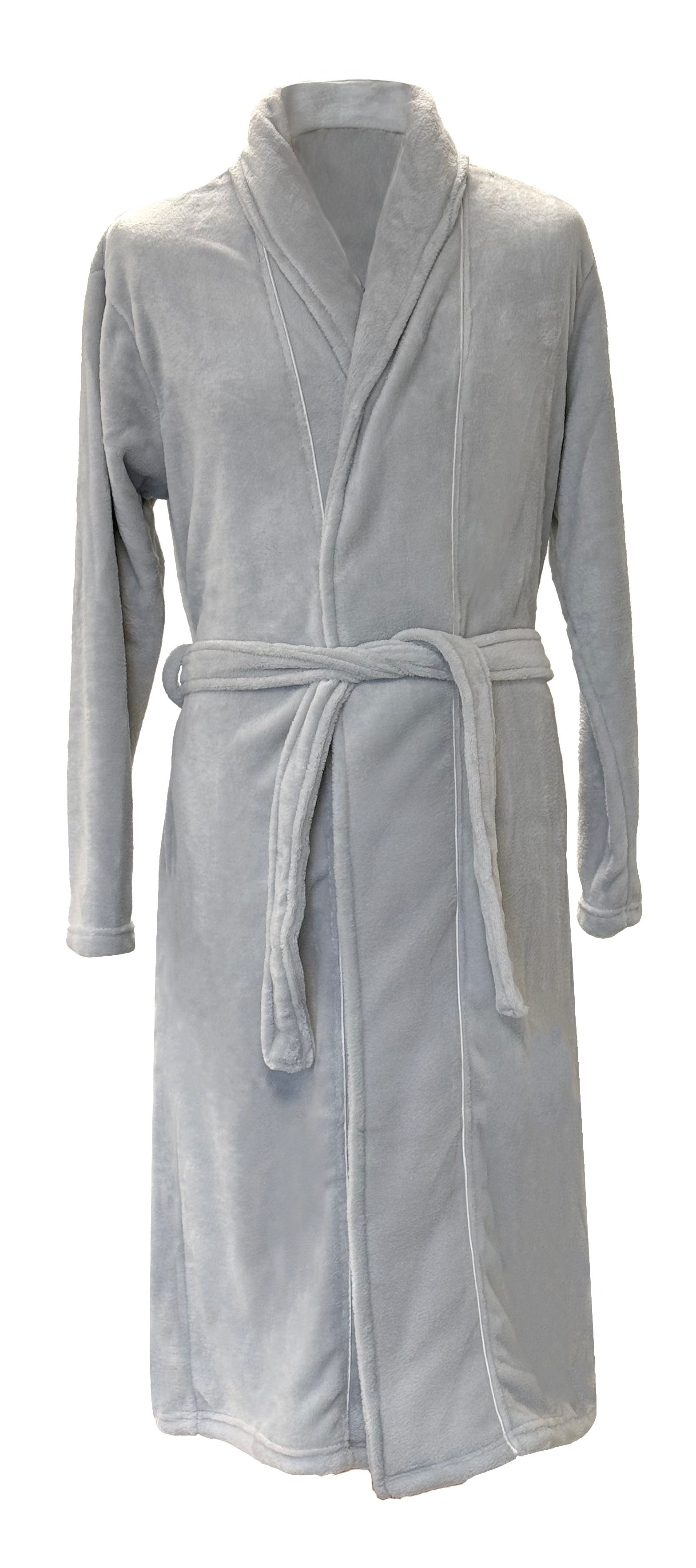 Robe de chambre avec passepoil